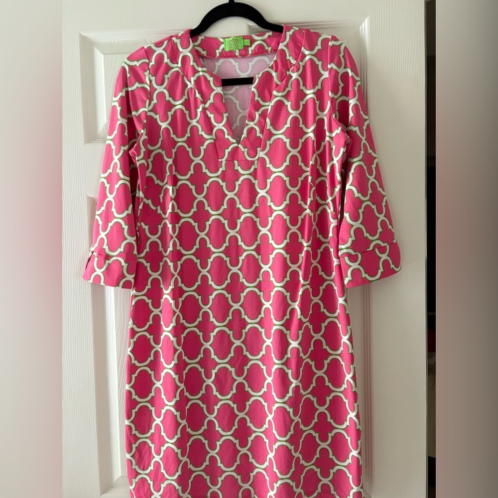 Katherine Way Geometric Dress - Picture 1 of 5